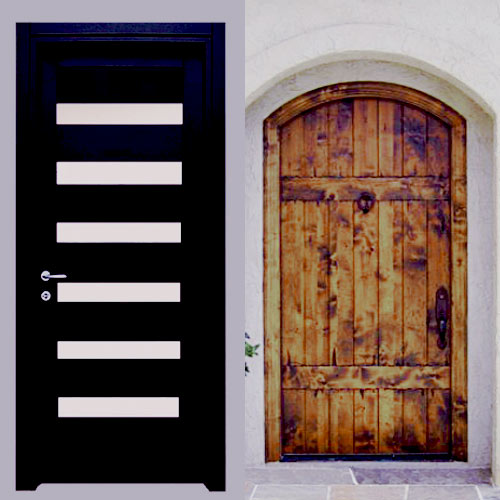 Межкомнатные и входные двери – разница конструкции и внешнего облика