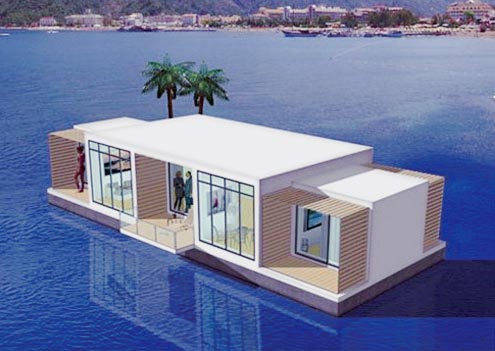 Возрастающая популярность домов на воде