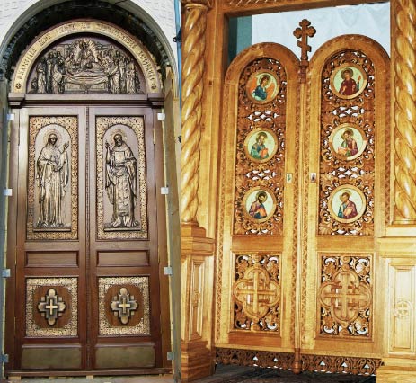 Особенности дверей в церквях и храмах